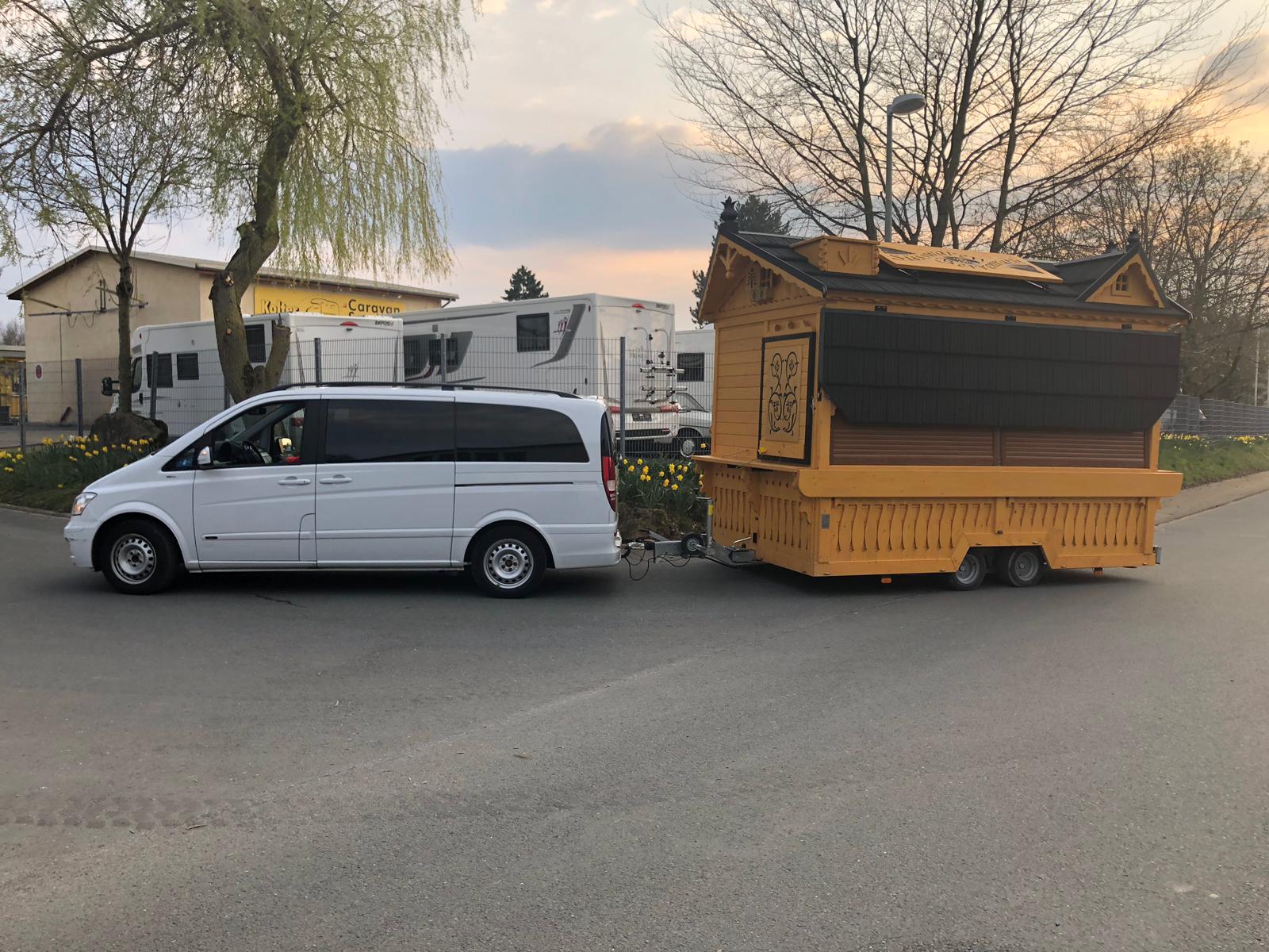 Abholung der neuen Htte 2.0